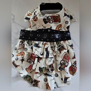 Homemade Small Dog Puppy Halloween Dress Steampunk Characters‎ Easy Closure
